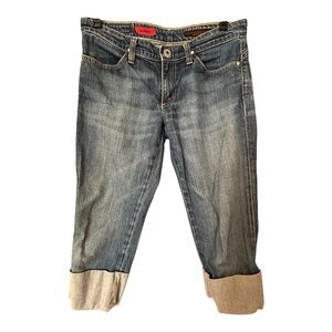 Ag The Shorty Cuffed Capri Jeans